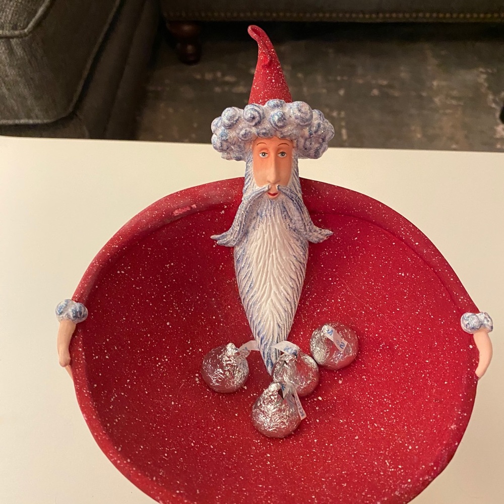 Santa Candy Dish-New